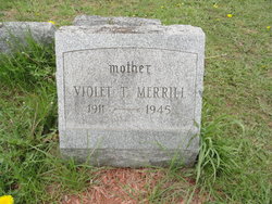 Violet Theora DeWald Merrill 1911-1945