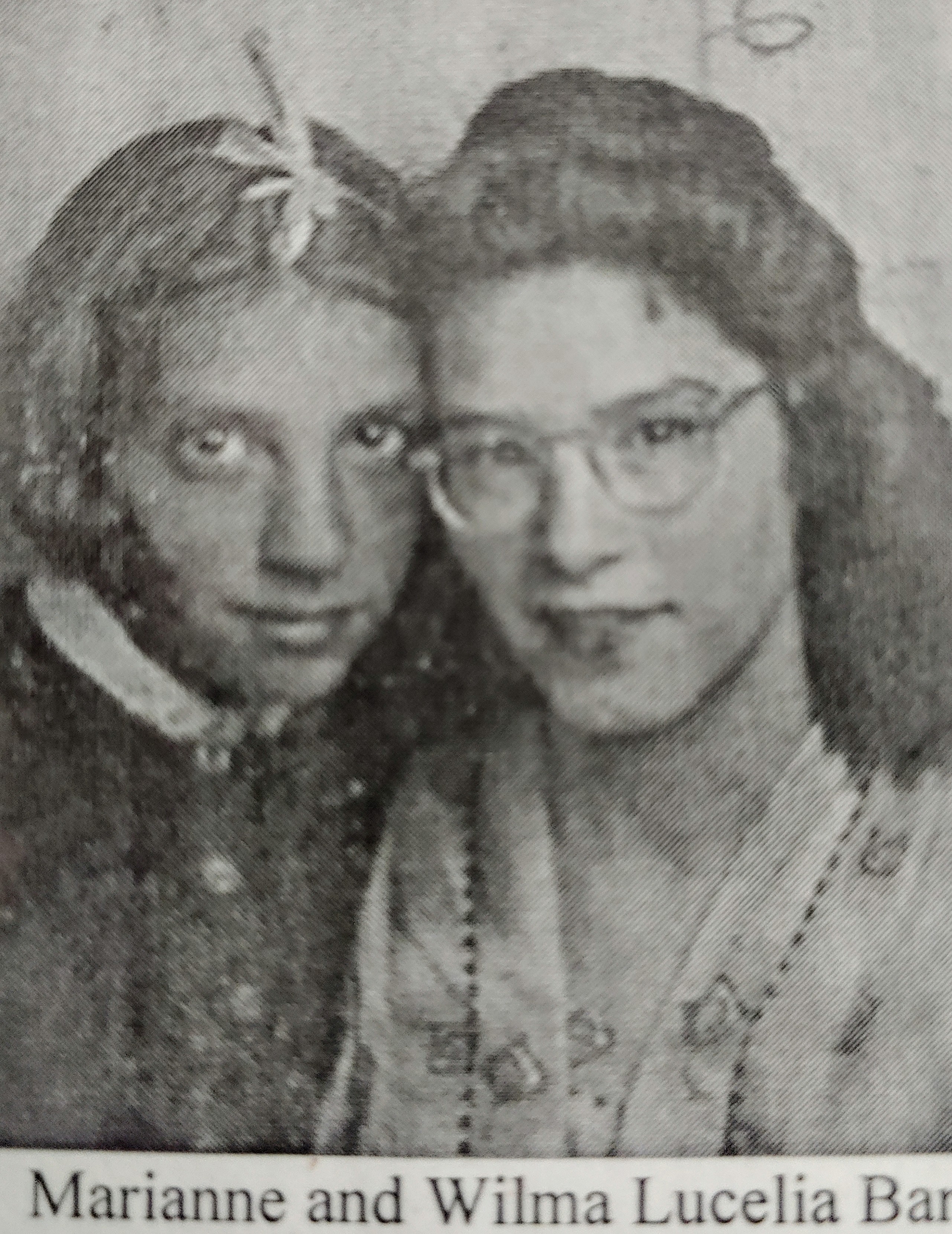 Marianne and Wilma Barner