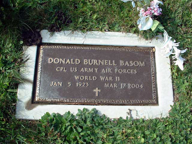 Donald Burnell Basom 1923-2004