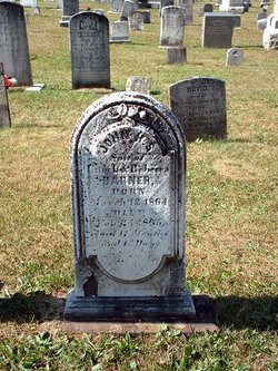 John H. S. Barner 1864-1865 gravestone